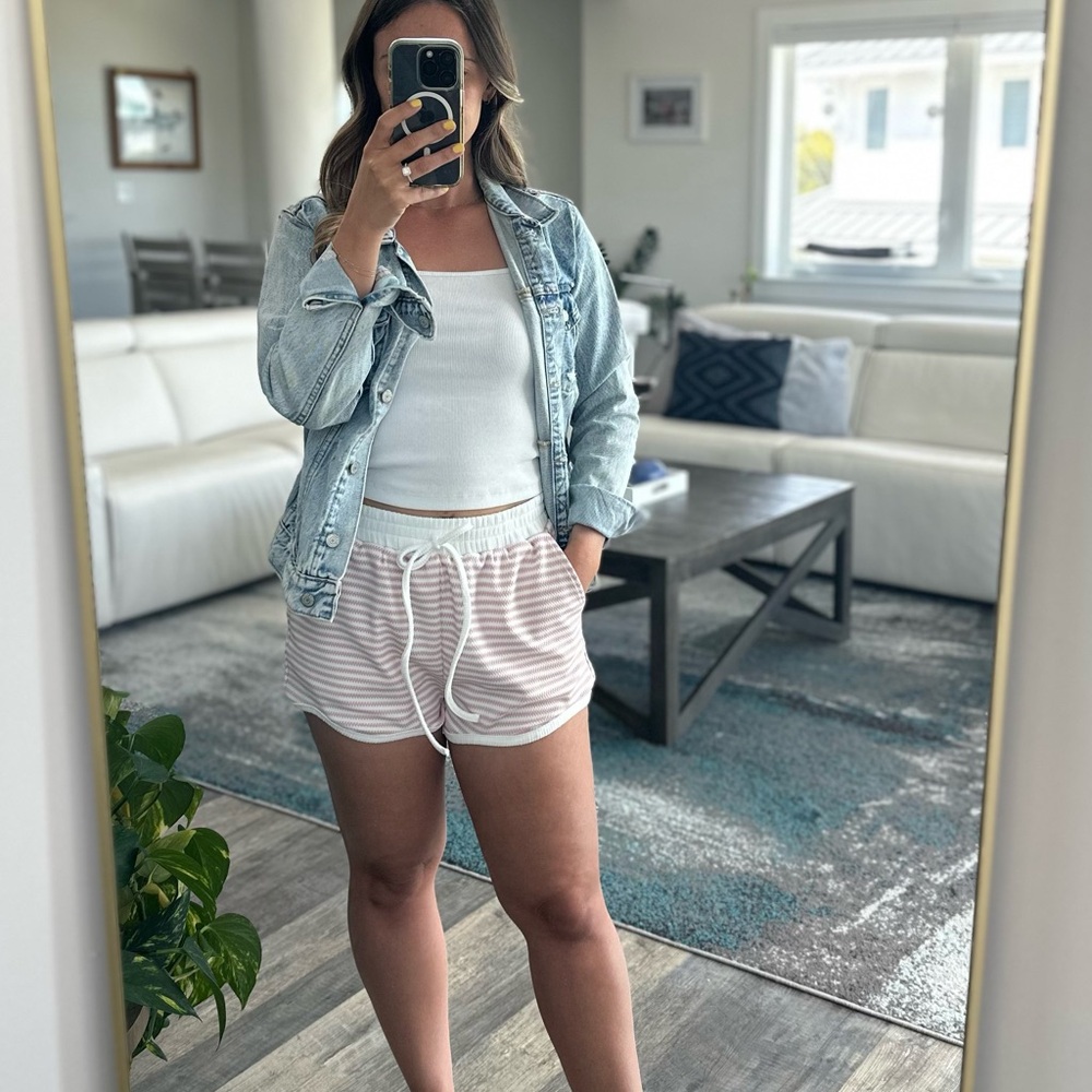 Striped Pink Shorts